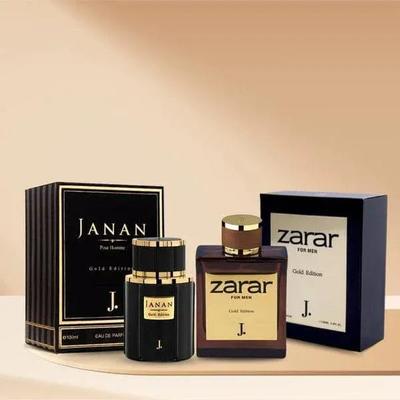 🌟 Pack of 2 Perfume (Janan &amp; Zarar Gold) 🌟 Siddique Store