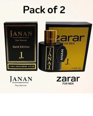 🌟 Pack of 2 Perfume (Janan &amp; Zarar Gold) 🌟 Siddique Store
