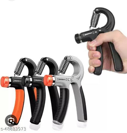 Hand Grip Strengthener Adjustable Resistance Wrist Strengthener Forearm Gripper Hand Workout Squeezer Grip Strength Trainer Without Counter (Random colour) Made in China Siddique Store