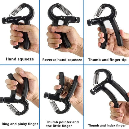 Hand Grip Strengthener Adjustable Resistance Wrist Strengthener Forearm Gripper Hand Workout Squeezer Grip Strength Trainer Without Counter (Random colour) Made in China Siddique Store