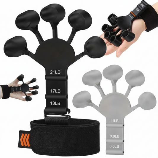 1Pcs Silicone Gripster Grip Strengthener Finger Stretcher Hand Grip Trainer Gym Fitness Training And Exercise Hand Strengthened Siddique Store