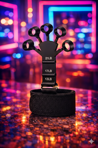 1Pcs Silicone Gripster Grip Strengthener Finger Stretcher Hand Grip Trainer Gym Fitness Training And Exercise Hand Strengthened Siddique Store
