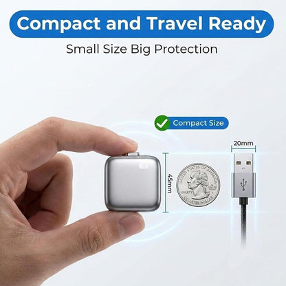 Type C Smart Auto Stop Charging Adapter, Auto Disconnect Charger – Portable USB Charger Automatically Stops When Fully Charged, Overcharge Protection