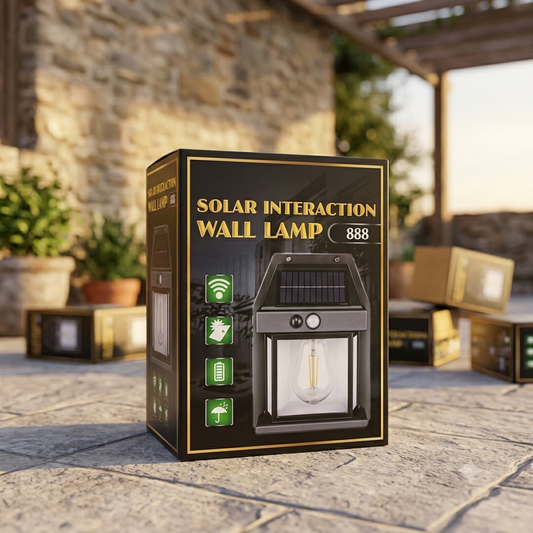Solar Interaction Wall Lamp | Outdoor Waterproof LED Motion Sensor Solar Light Siddique Store
