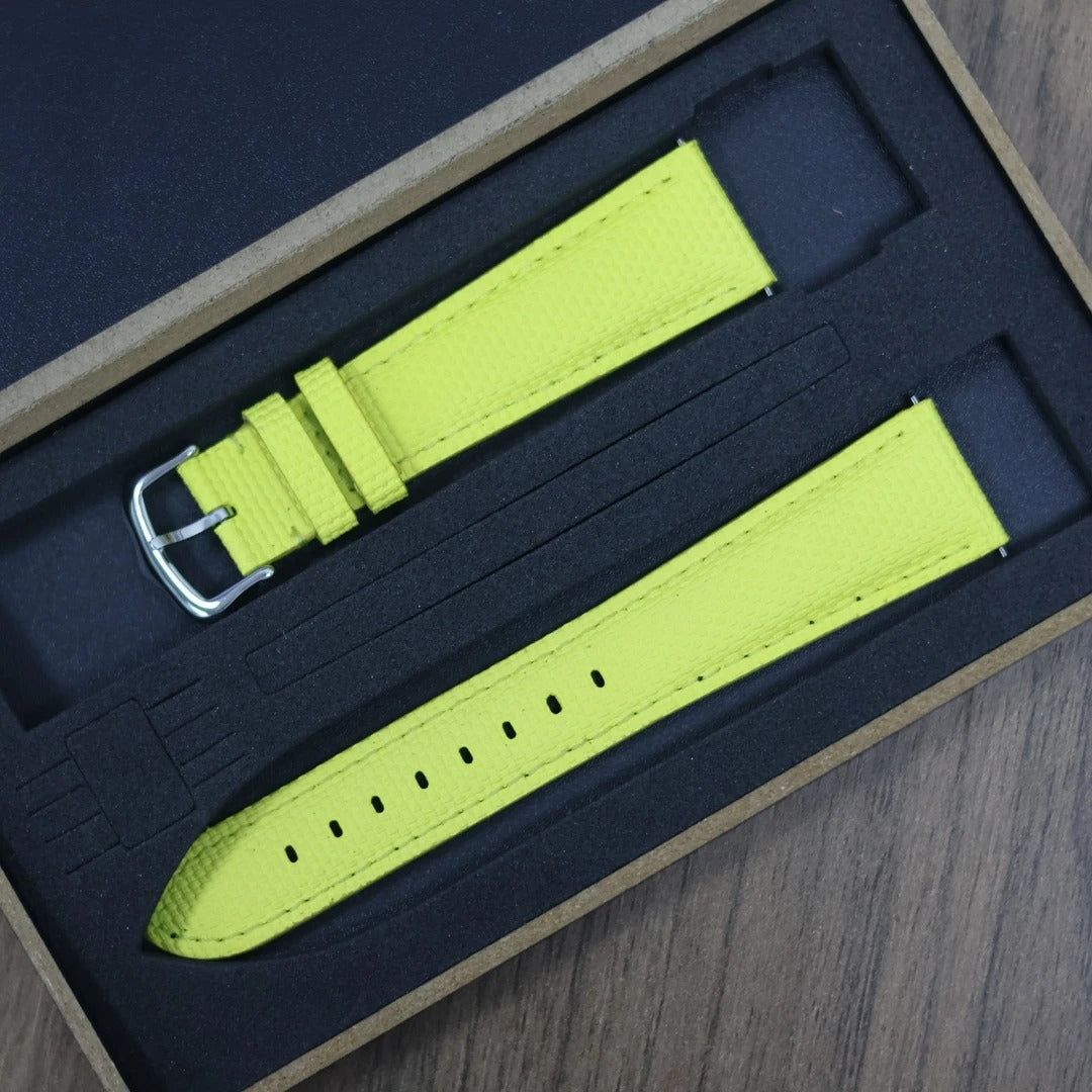 Universal Soft Sailcloth Signature Strap delugs design For Omeaga Tudor Tissot Rolex Tank Cartier Signature Watch Bands