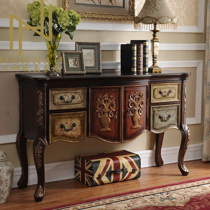 Vintage Luxury Living Room Cabinets Premium Classic Beauty Storage Living Room Cabinets Trendy Design Vitrinas Furniture