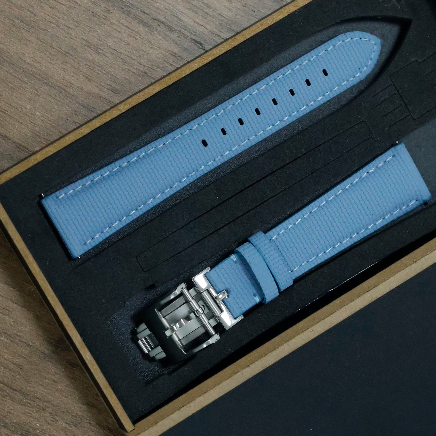 Universal Soft Sailcloth Signature Strap delugs design For Omeaga Tudor Tissot Rolex Tank Cartier Signature Watch Bands