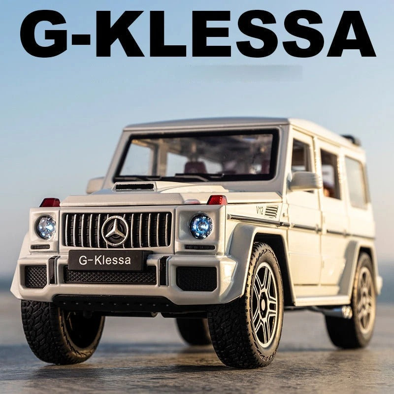 1/24 alloy die-cast G63 car model simulation sound and light off-road vehicle toys children's birthday gift Christmas