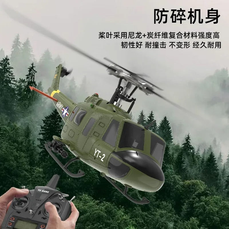 Yuxiang F07 6-Channels Remote Control Helicopter Huey Uh1d Looks Like A True 3d Special Effects Rc Helicopter Kid's Outdoor Toy