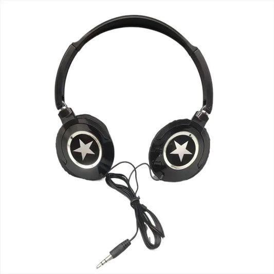 Flexible Wired Headphones HiFi Sound Music Stereo Over Ear Headset Noise Cancelling Adjustable Foldable Headphones