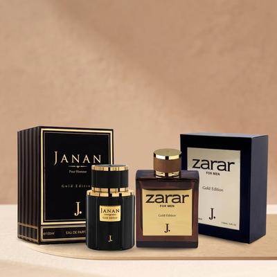 🌟 Pack of 2 Perfume (Janan &amp; Zarar Gold) 🌟 Siddique Store